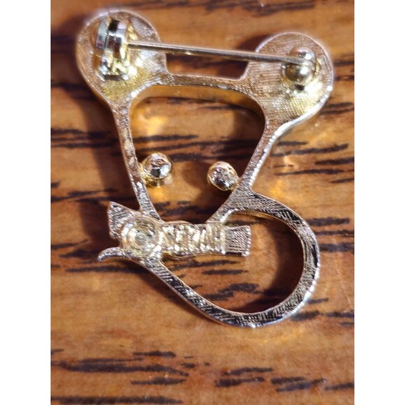 Vintage Sarah Coventry Gold-Tone Mouse Brooch Pin - Picture 6 of 7